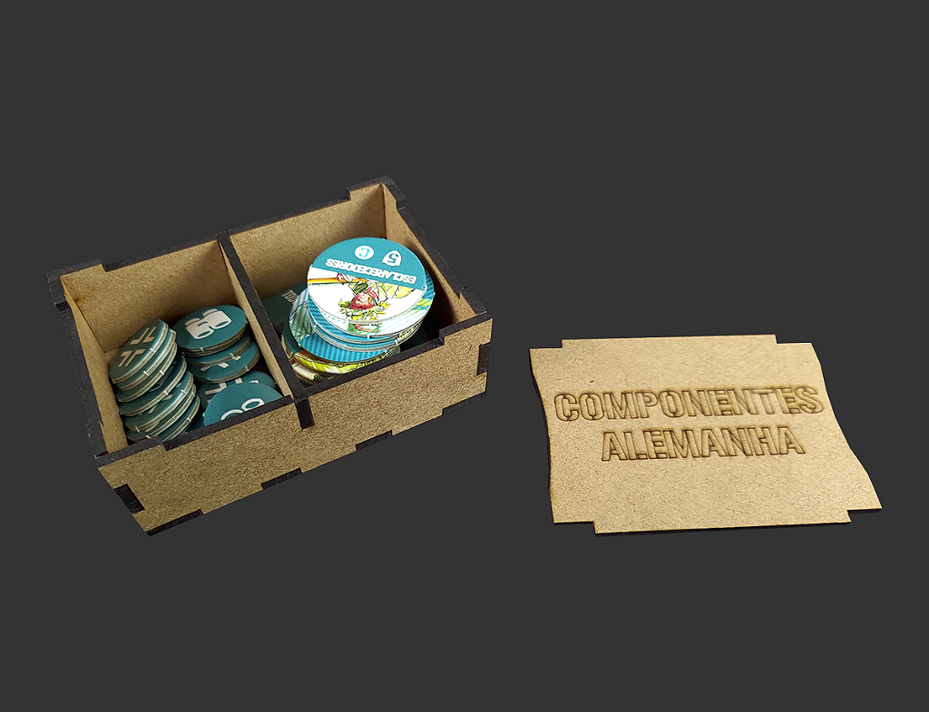 Organizador (INSERT MDF) para Destemidos (Coleção) - Bucaneiros