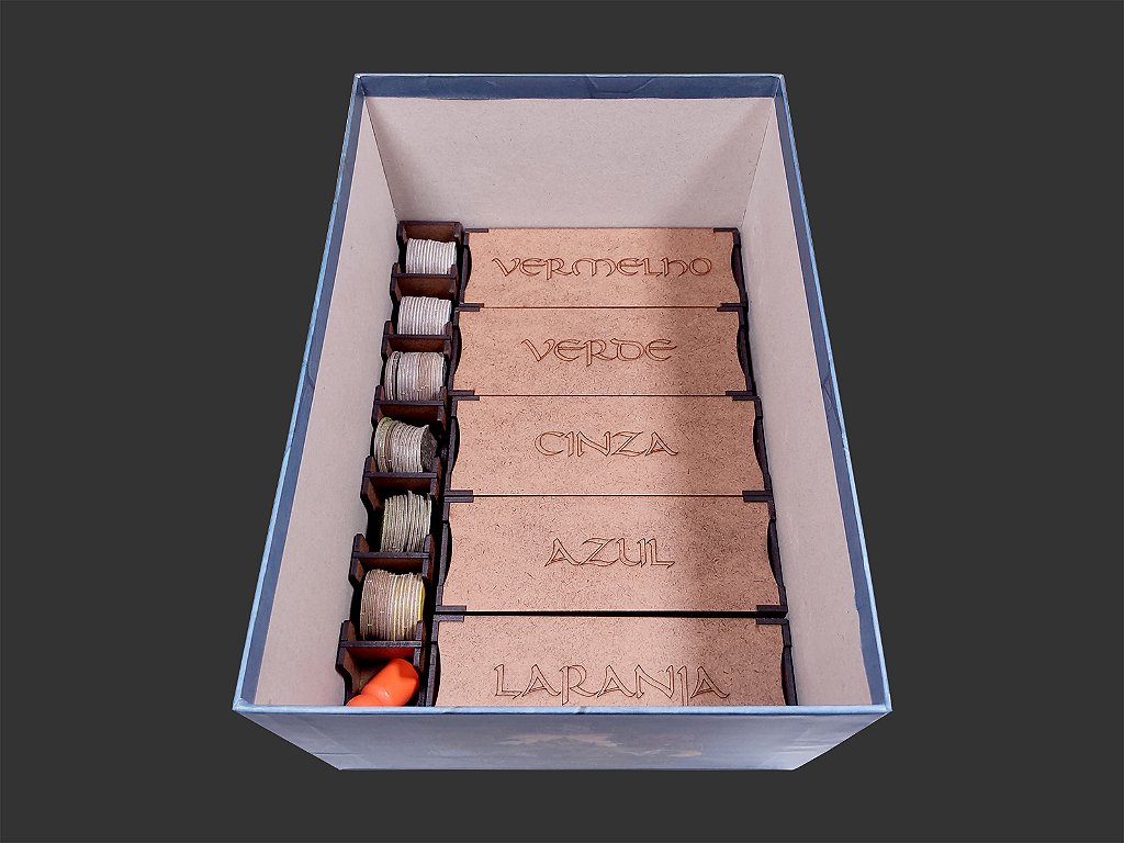 Organizador (INSERT MDF) para Terra Mystica BIG BOX - Bucaneiros
