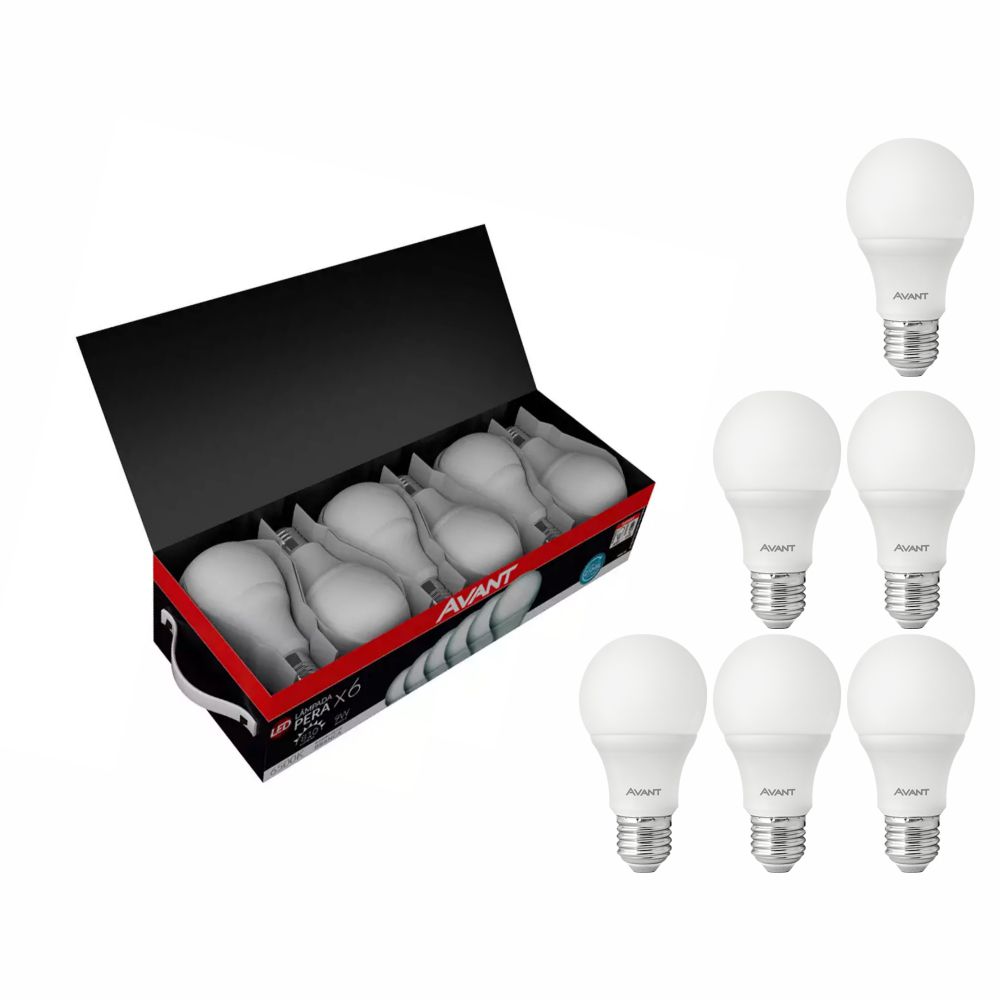 Kit Lampada Pera Led 3 Unidades 15W 6500K Avant