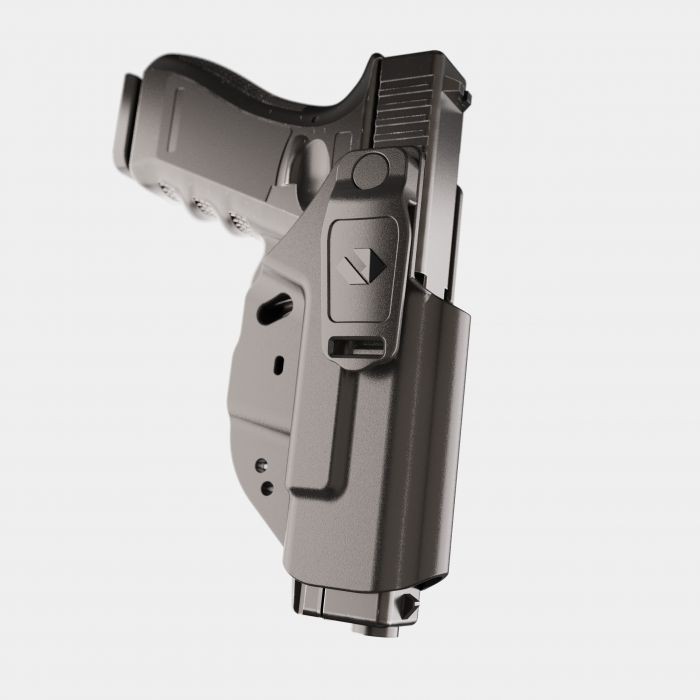 COLDRE HÍBRIDO - ORPAZ - EVO - GLOCK G43X MOS C/ TRILHO - ACTIVE