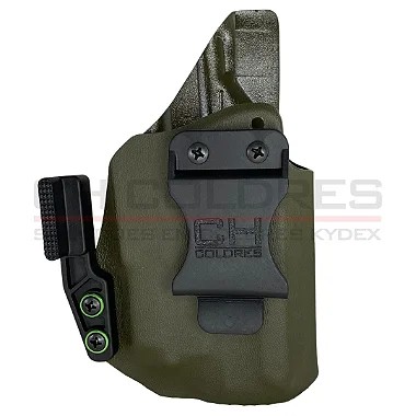 COLDRE KYDEX IWB WING - INTERNO - GLOCK G43 G43X MOS | LANTERNA