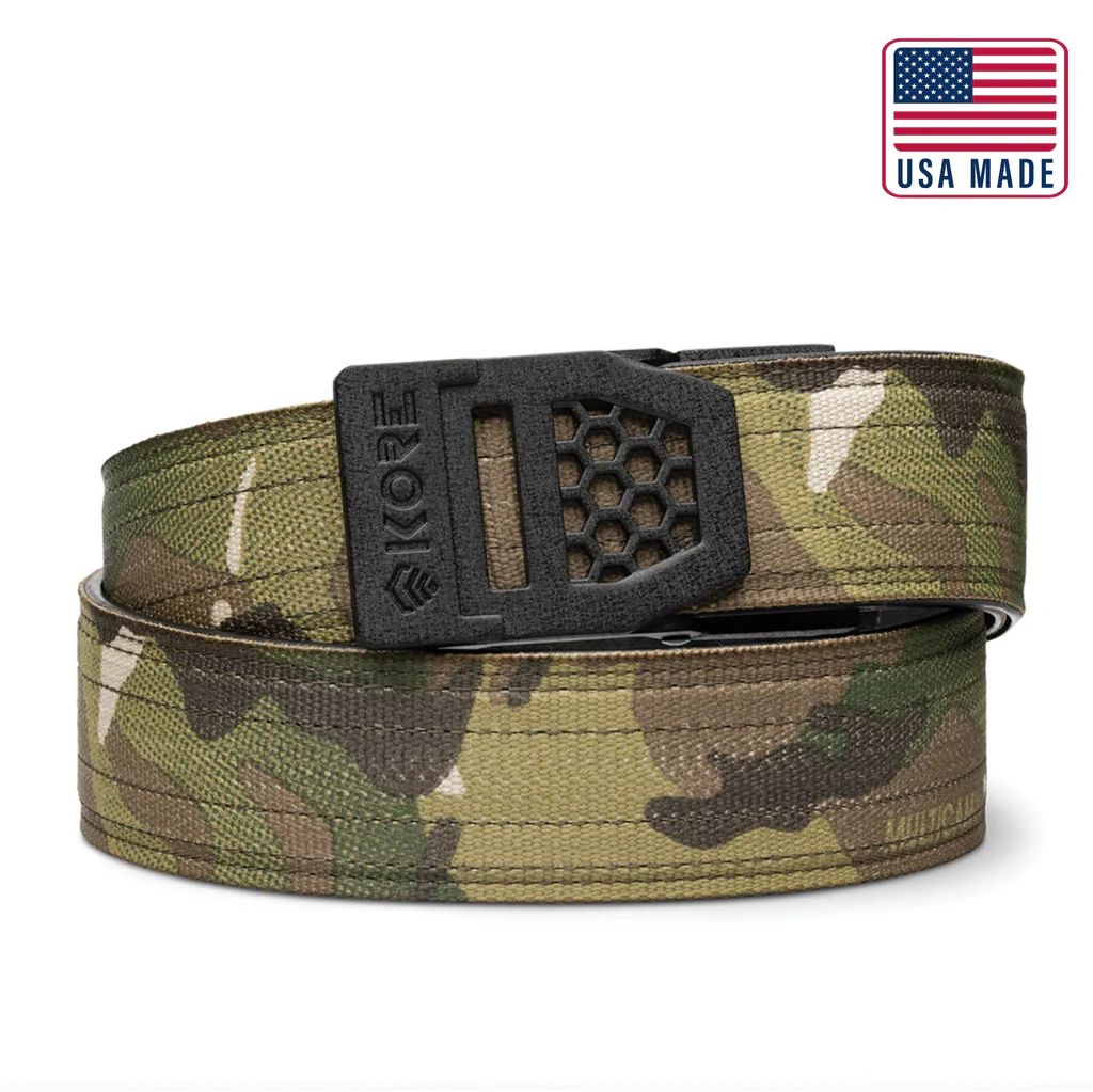 CINTO UNISEX - X6 BLACK BUCKLE | MULTICAM® TACTICAL NYLON GUN BELT
