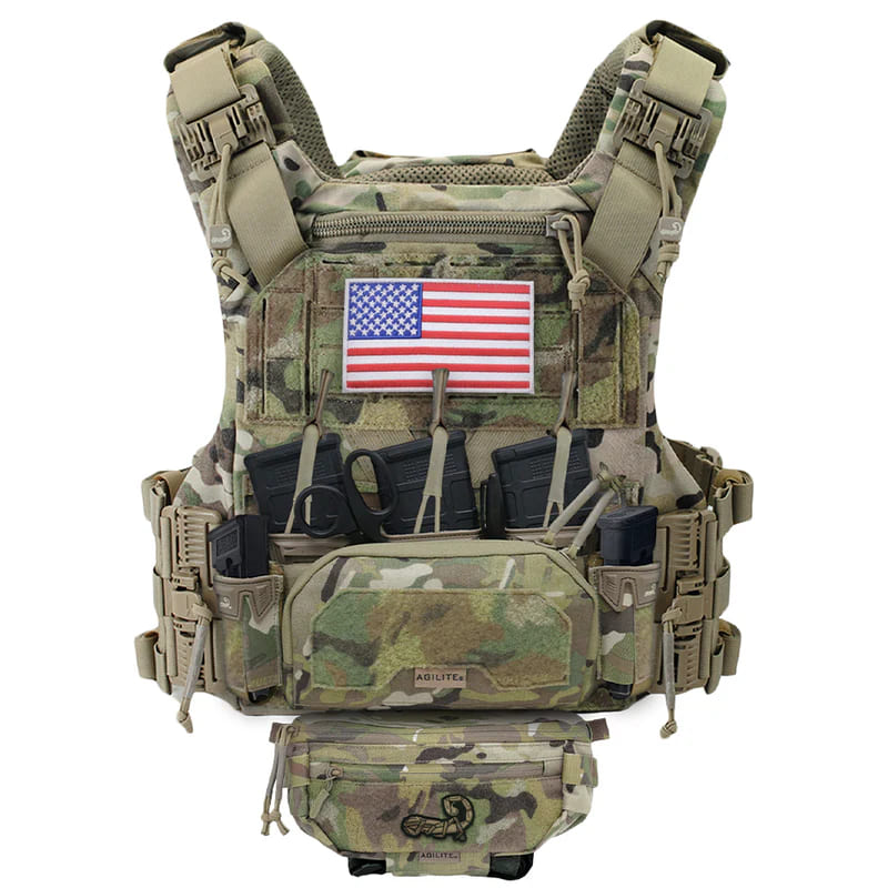 COLETE - PLATE CARRIER K19 3.0 - COR MULTICAM ORIGINAL - AGILITE