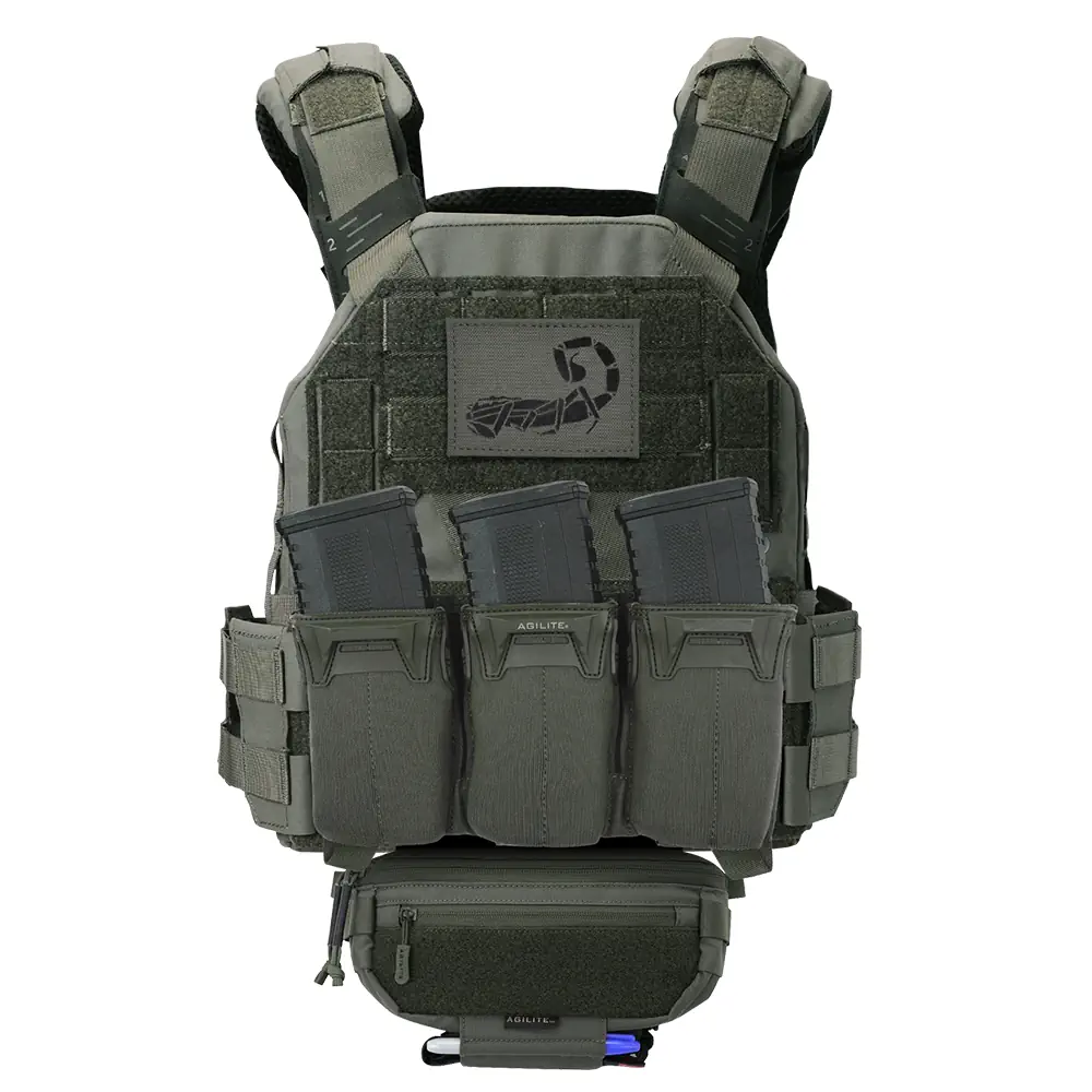 実物　agilite K-ZEROプレートキャリア COLETE - PLATE CARRIER K-ZERO - AGILITE - CH COLDRES