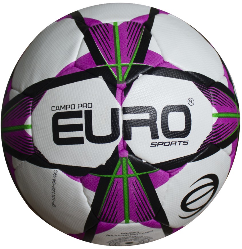 Bola Euro Futebol Campo Futuro Amarela e Preta - Único - Bola de