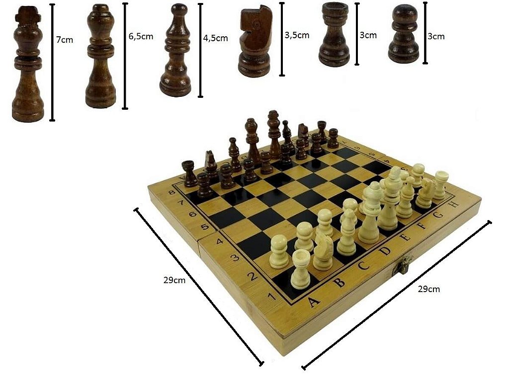 Jogo Dominó Profissional Xadrez Magnetico Damas Gamão 3x1