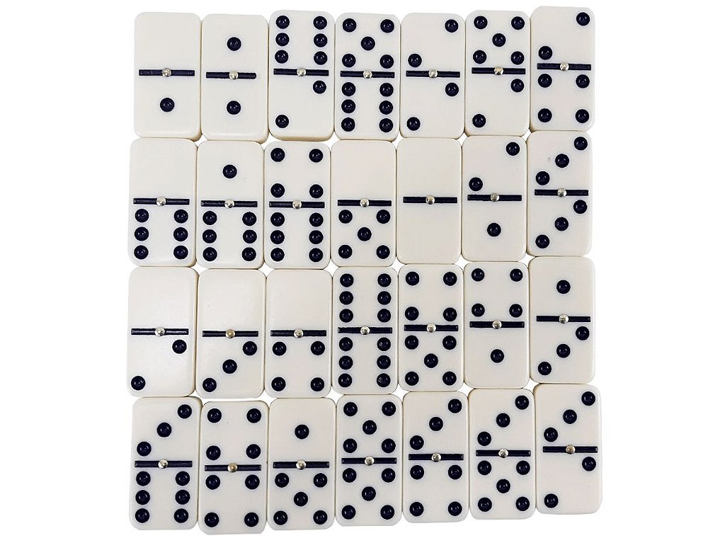 Jogo De Domino Profissional Com 28 Pecas 11,5 Mm - Acessórios e