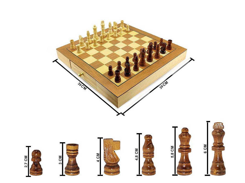 Tabuleiros oficial profissional passarote damas xadrez e damas de 100 casas  