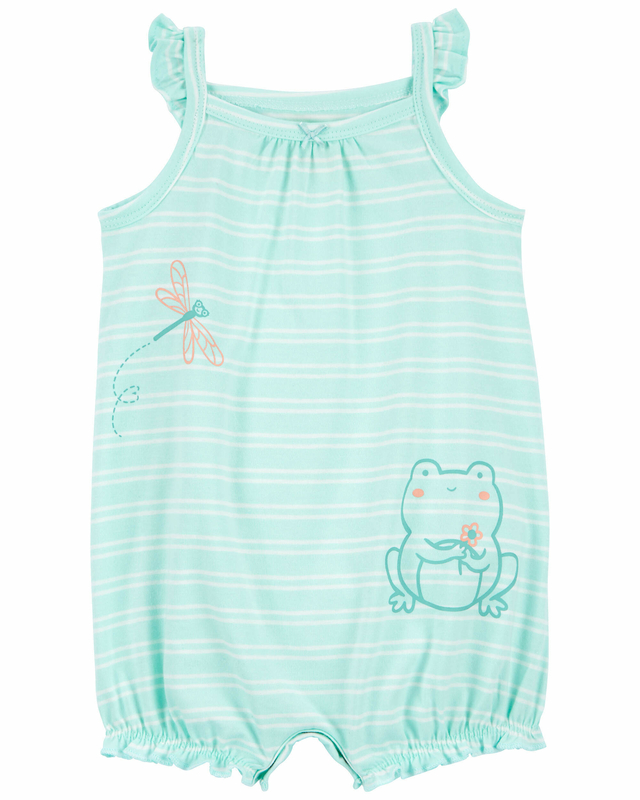 Romper / Macacão Carter's Algodão de alcinha – Sapinho - Nenê Store