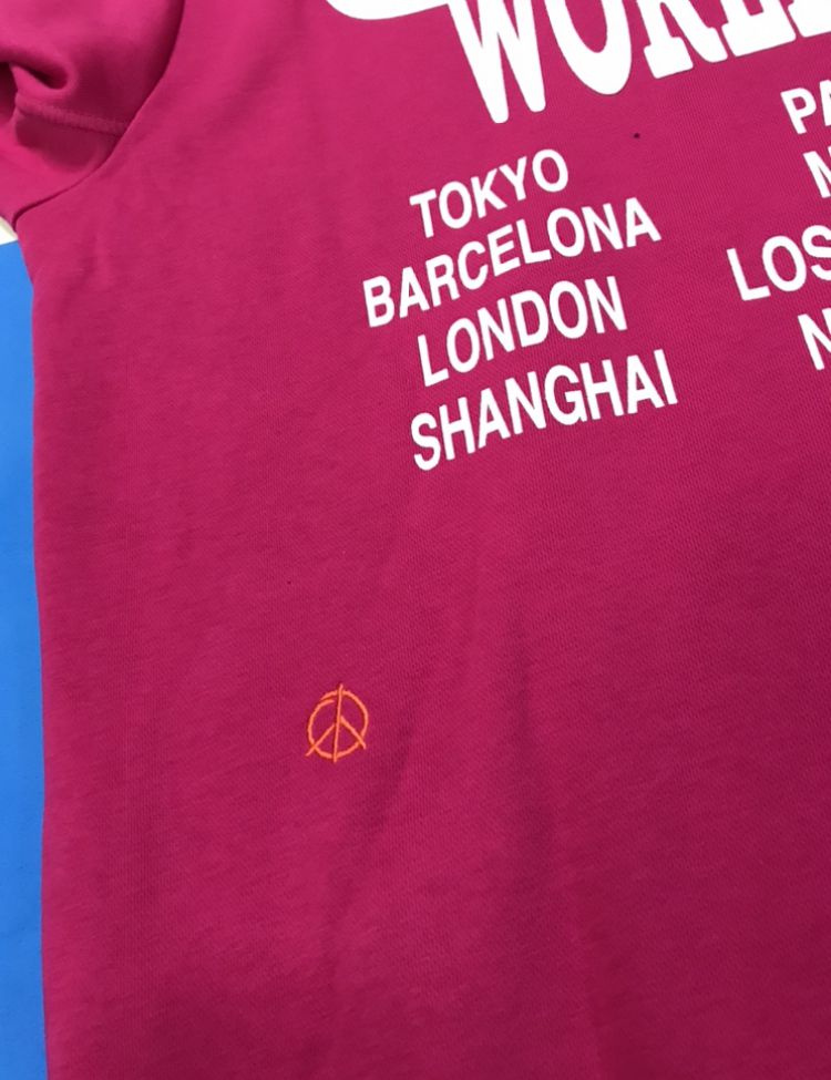 moletom nike world tour rosa