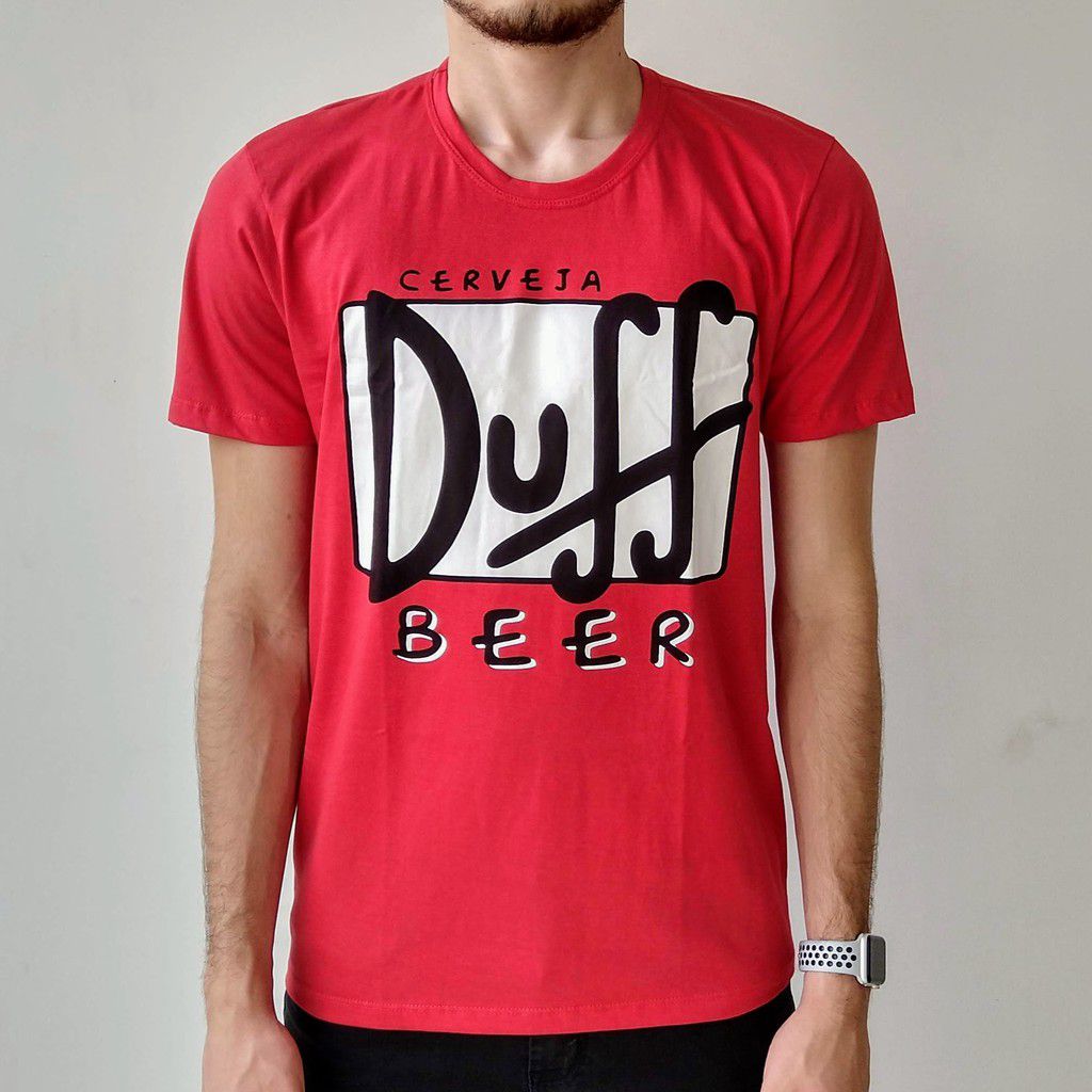 Camiseta Duff Os Simpsons - Saga T-shirts Camisetas Geek