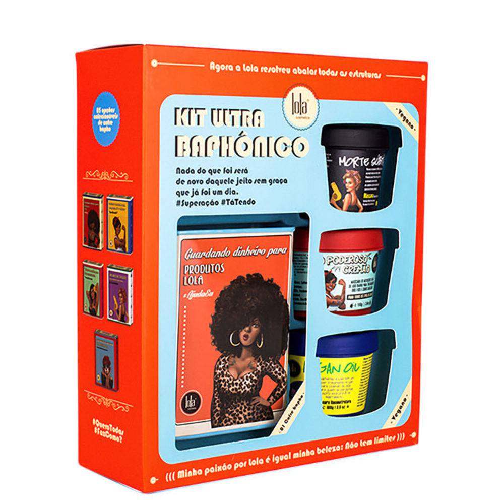 Kit Ultra Baphônico Lola Cosmetics Cronograma Capilar