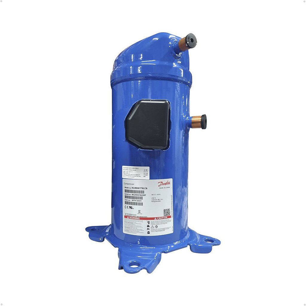Compressor Scroll Danfoss 7,5TR Trifá 380v R22 - HLM081T9LC6 - Cibrel