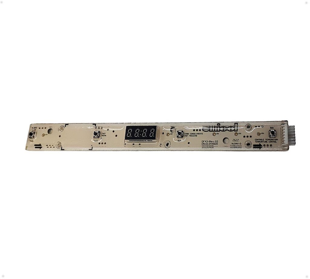 Painel Interface Bivolt para Refrigerador Electrolux 64800224 - DF43 DF46  DF49 DF48X DW48X DF48 DFW48 DCW49 DFW49 DFW50 - Cibrel