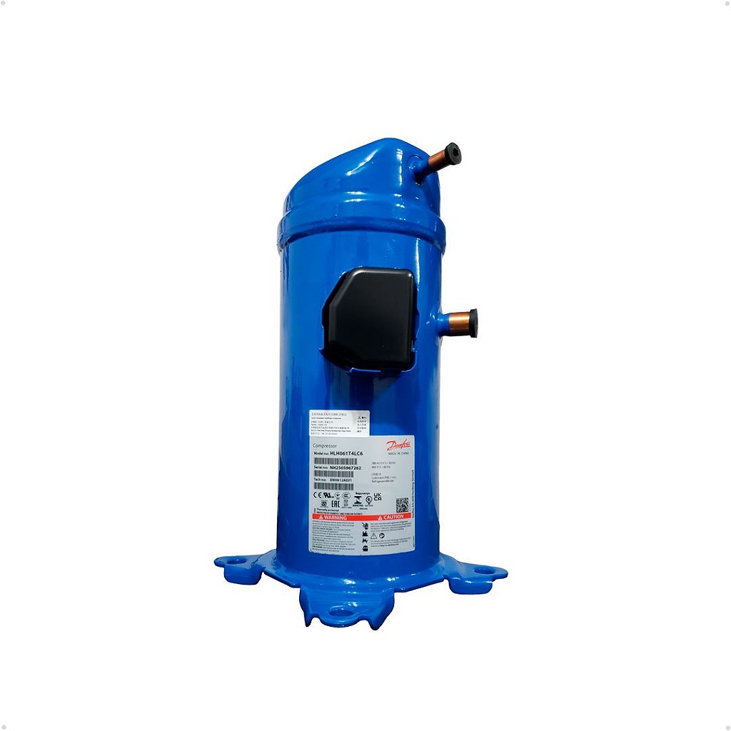 Compressor Scroll Danfoss Trifásico 460V 380V R410a - HLH061T4LC6