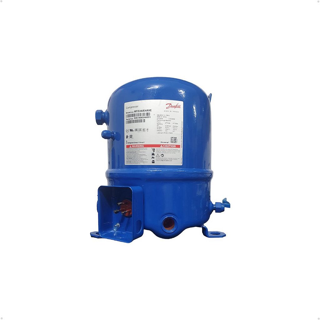 御三家 DPBP4,7,8, 002/018 001/052 003/052 Compressor Danfoss Maneurop 2,5HP a 2,75HP 380v Trifásico - MTZ28