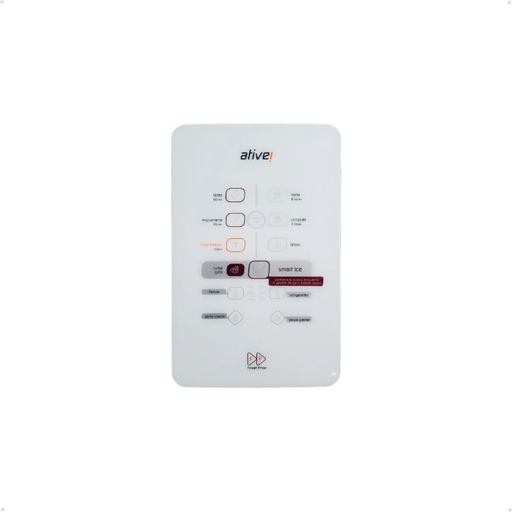 Placa Interface Refrigerador Brastemp Ative Spar 2WIN W10887444 - Cibrel