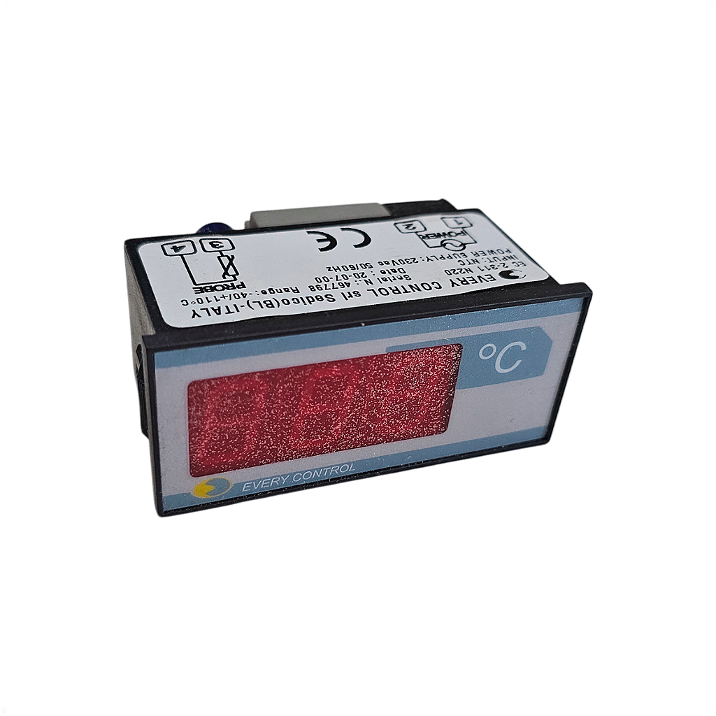 Termômetro Digital Every Control EC2 311N 220V Sem Sonda - Cibrel