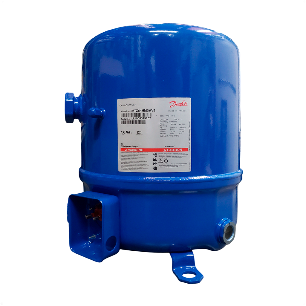 Compressor Danfoss Maneurop Mtz64 5,5hp 220v Trifásico R404a - Cibrel
