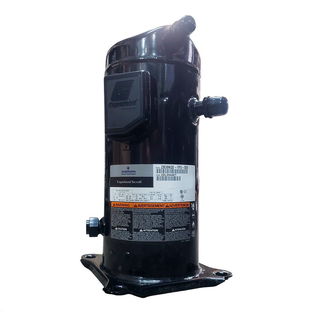 Compressor Scroll Copeland 5HP Trifásico 220V POE ZB38KQE - Cibrel