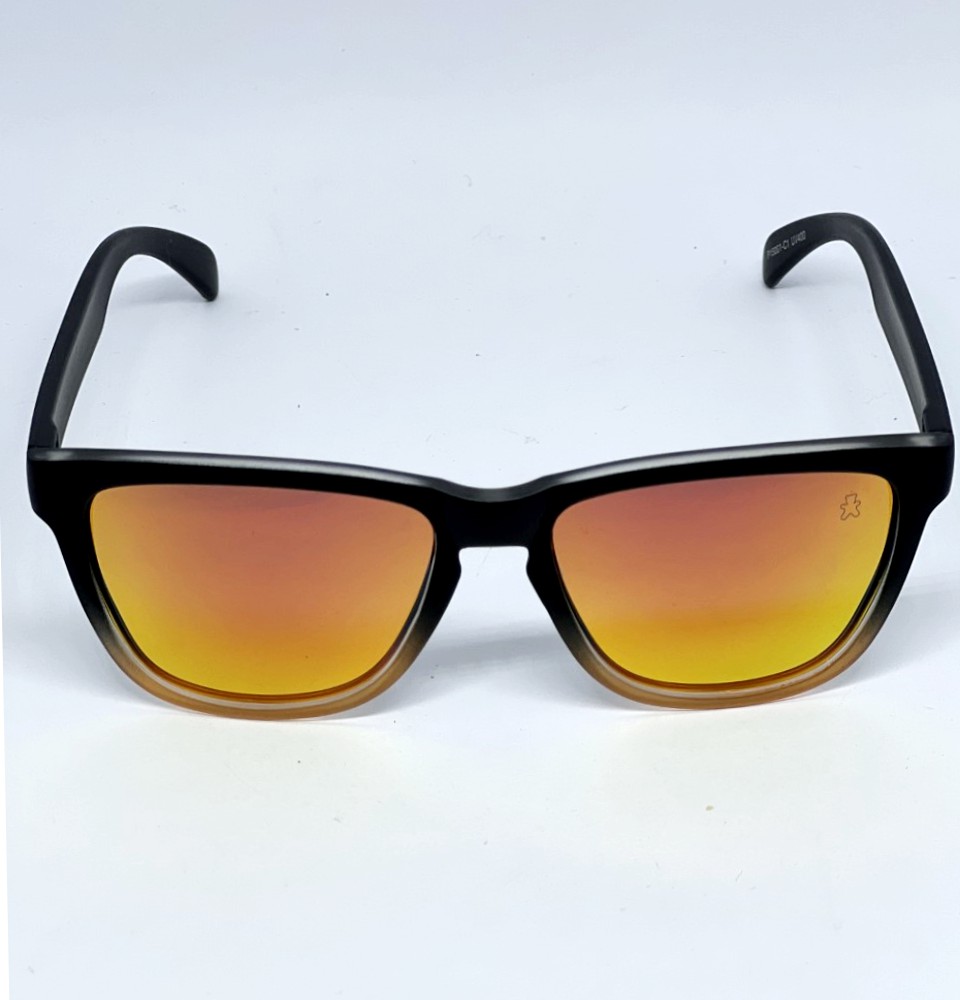 Óculos de Sol Fibra de Carbono Real - Lente Vermelha (com degradê laranja)  - CARBON DESIGN by Phillip (sua loja online)