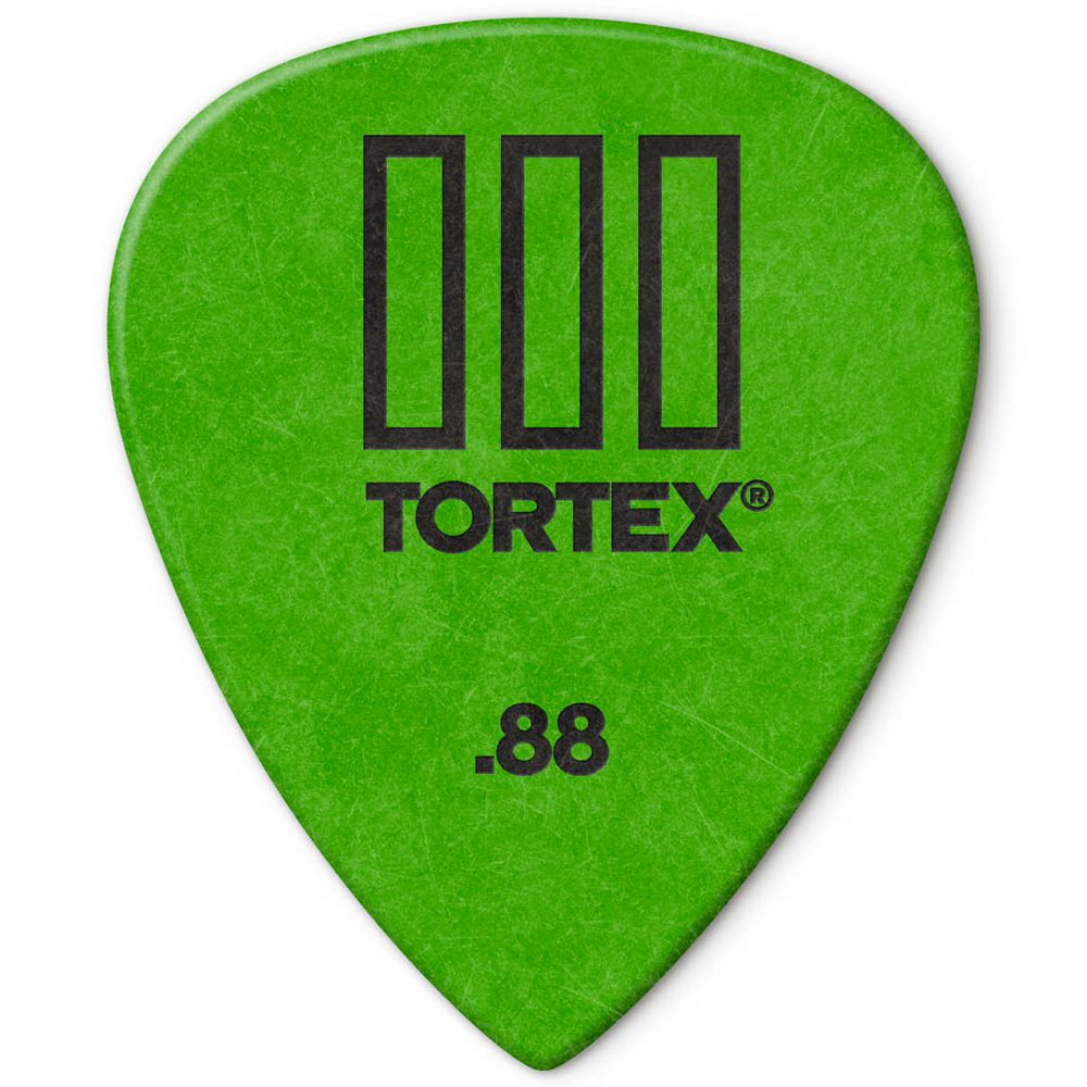 Palheta Dunlop 462-088 Tortex III 0.88mm Verde - unidade - Guitar