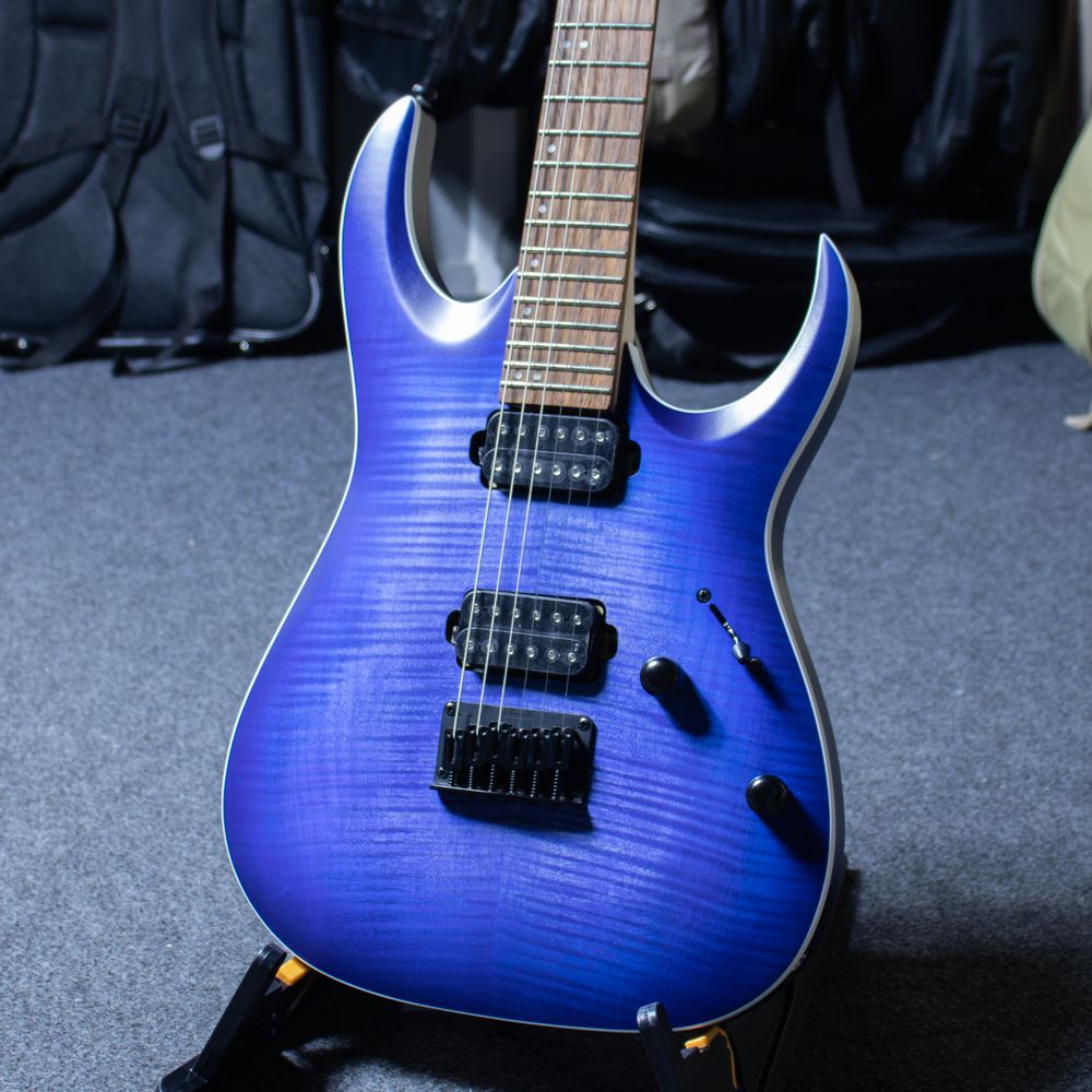 Guitarra Ibanez RGA42FM BLF Blue Lagoon Burst Flat - Guitar Shop