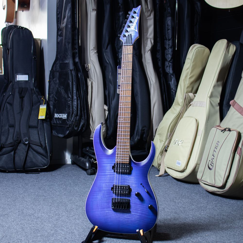 Guitarra Ibanez RGA42FM BLF Blue Lagoon Burst Flat - Guitar Shop