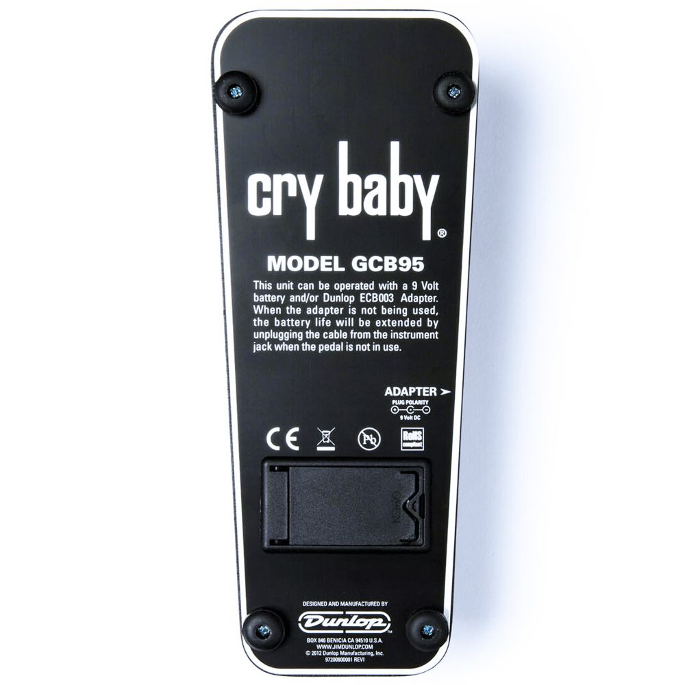 ギター jim Dunlop cry baby GCB95 Pedal Dunlop GCB95 Cry Baby Wah - Guitar Shop CE | Loja de