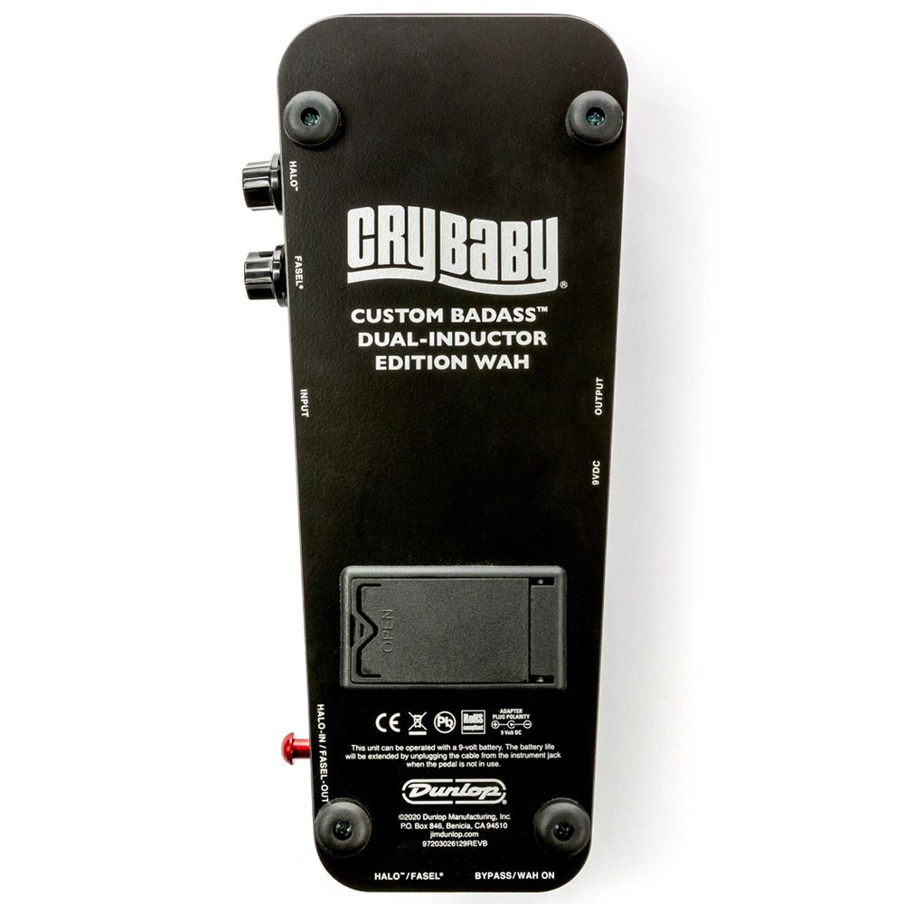 JIM DUNLOP GCB65 Cry Baby カスタムWAH Pedal Dunlop GCB65 Cry Baby Custom Badass Dual-Inductor Edition