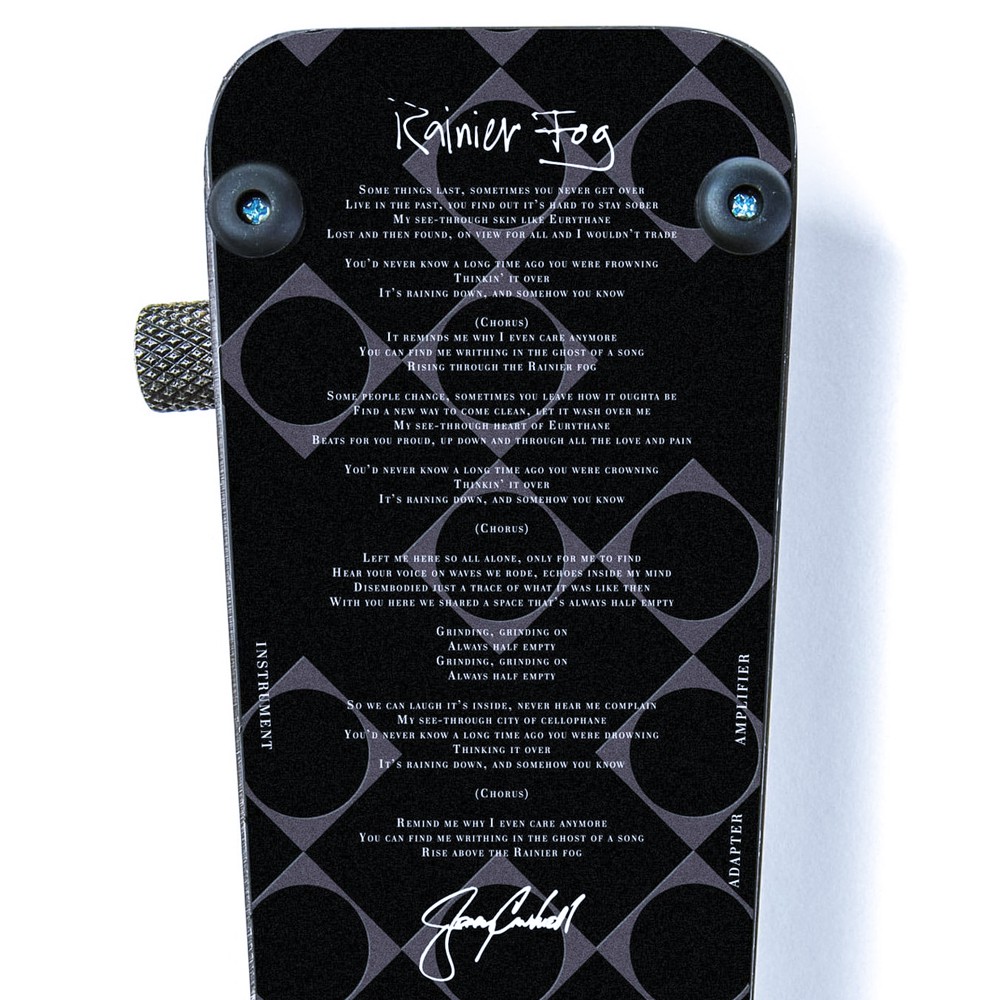Pedal Dunlop JC95B Jerry Cantrell Rainier Fog Cry Baby Wah
