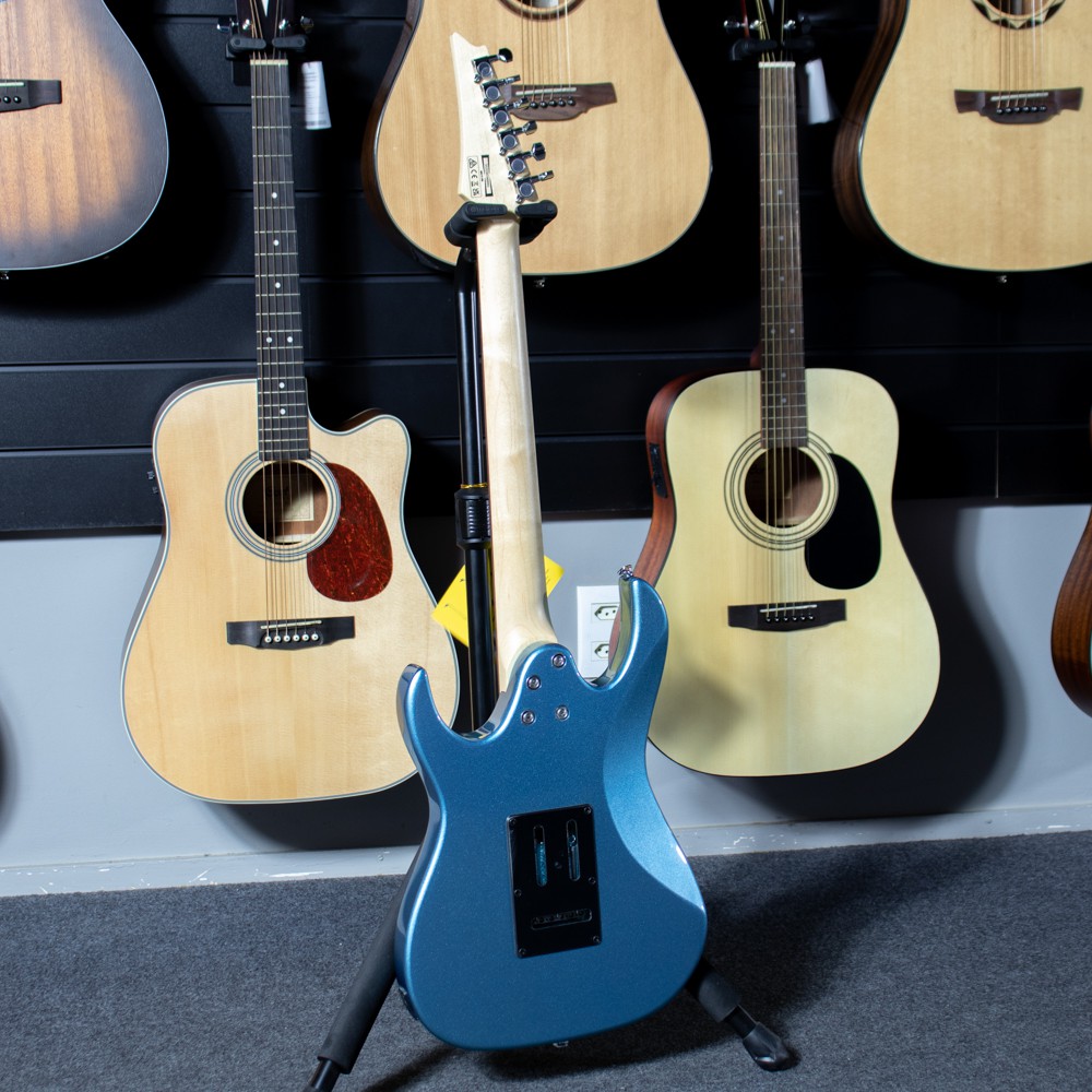 Ibanez GRG 140 ブルーメタリックボディ Guitarra Ibanez Gio GRX40 MLB Metallic Light Blue - Guitar Shop CE