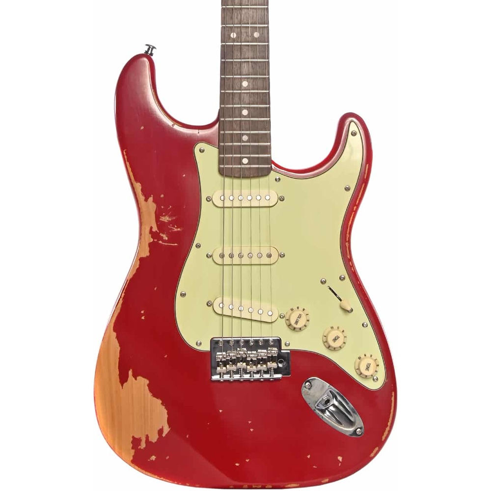 Guitarra Seizi Shinobi Relic Fiesta Red c/ Case - Guitar