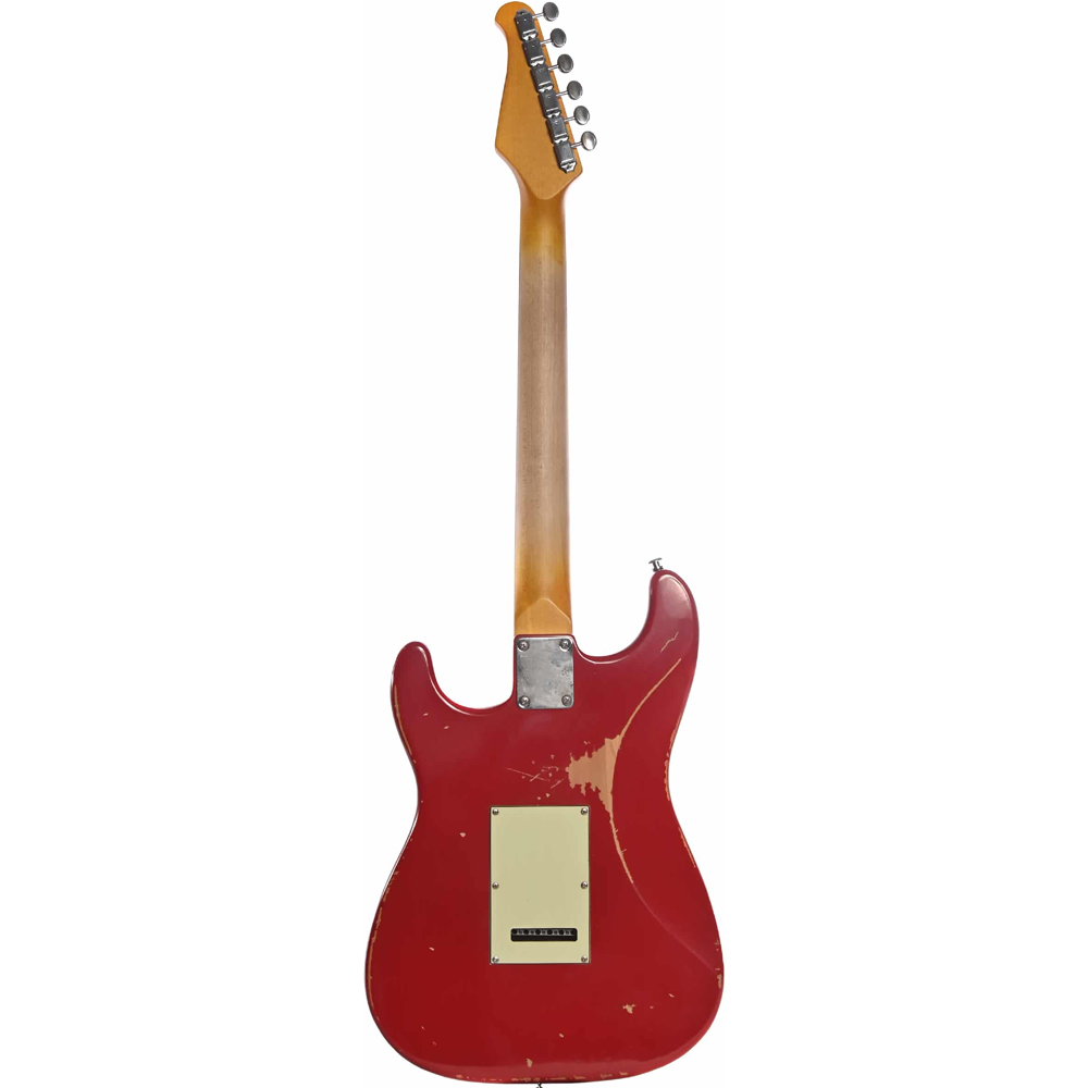 Guitarra Seizi Shinobi Relic Fiesta Red c/ Case - Guitar