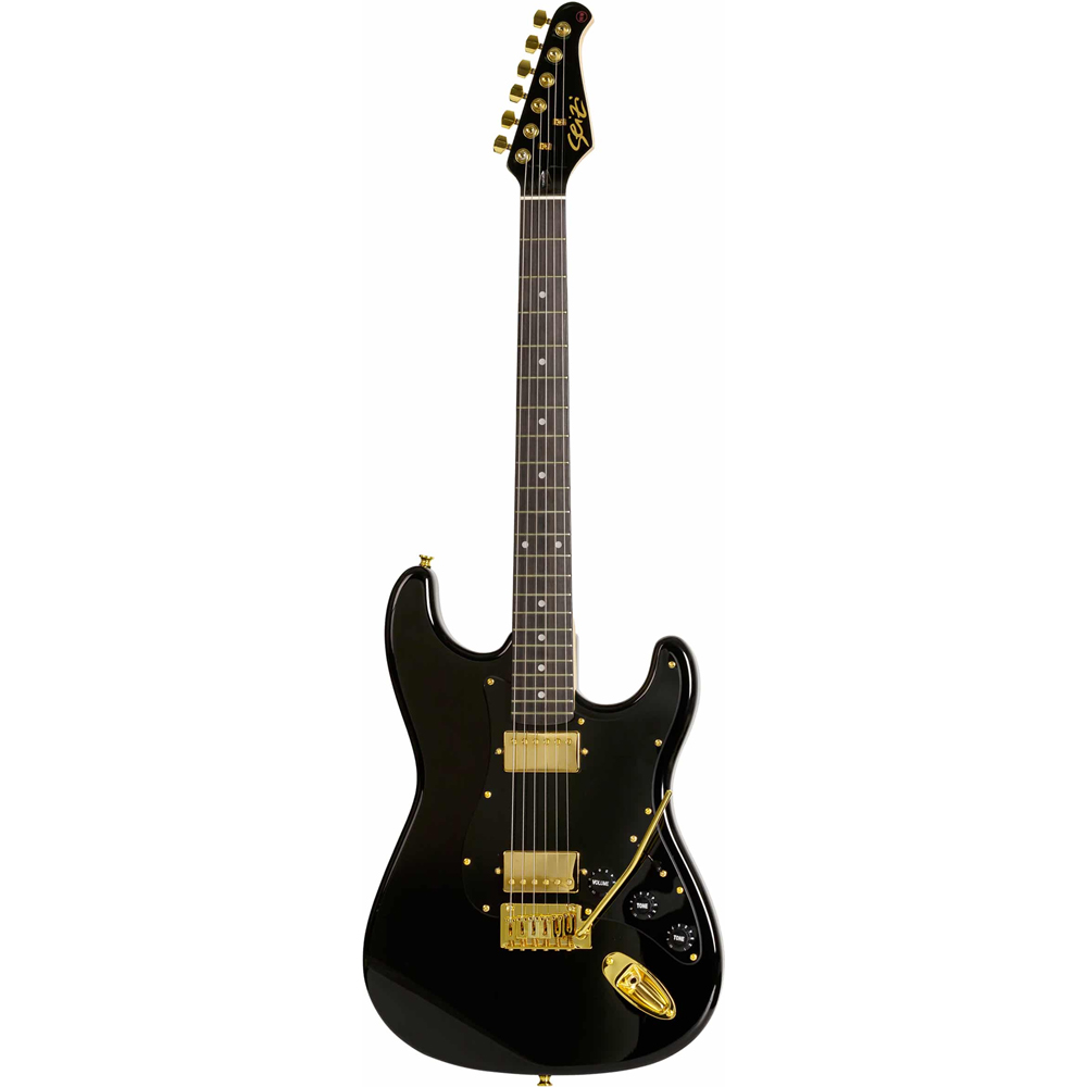Guitarra Seizi Vintage Ronin Black Gold c/ Bag - Guitar Shop CE
