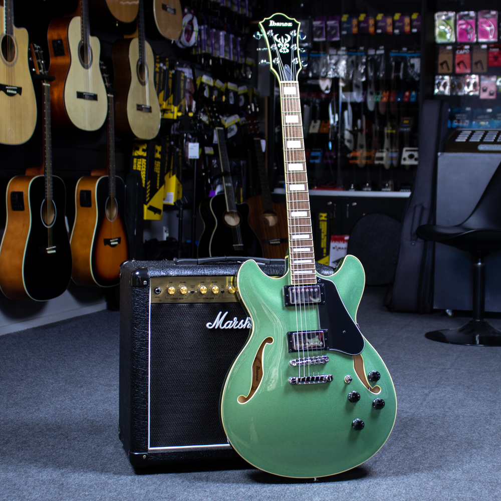 Guitarra Ibanez AS73 OLM Olive Metallic - semi hollow - Guitar