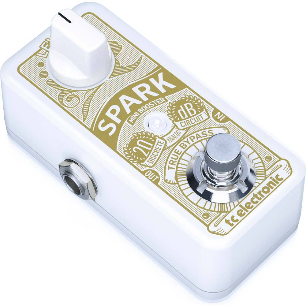 Pedal Tc Electronic Spark Mini Booster - Guitar Shop CE | Loja de