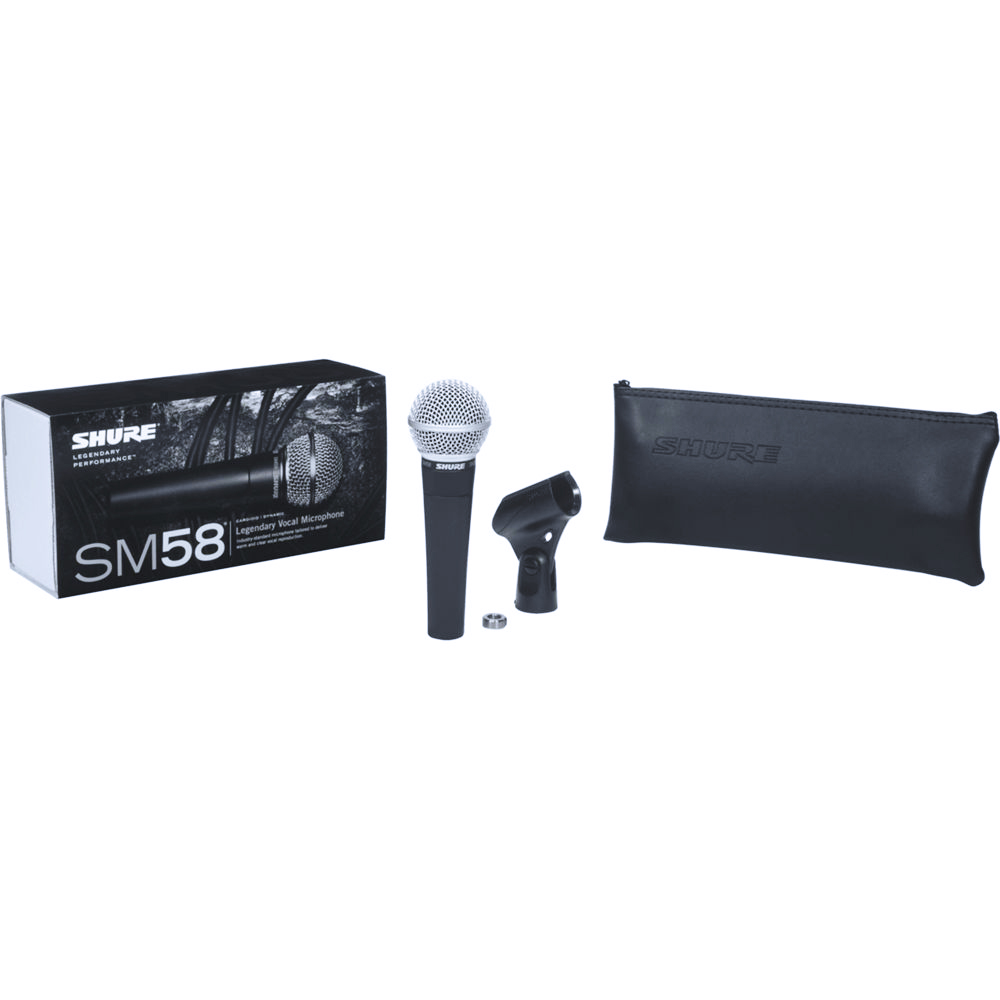 Microfone Shure SM58-LC Dinâmico Cardioide de Mão - Guitar Shop CE