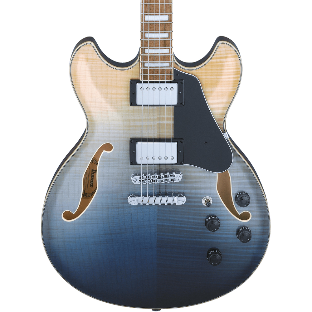 Guitarra Ibanez AS73FM TIF Transparent Indigo Fade - semi hollow