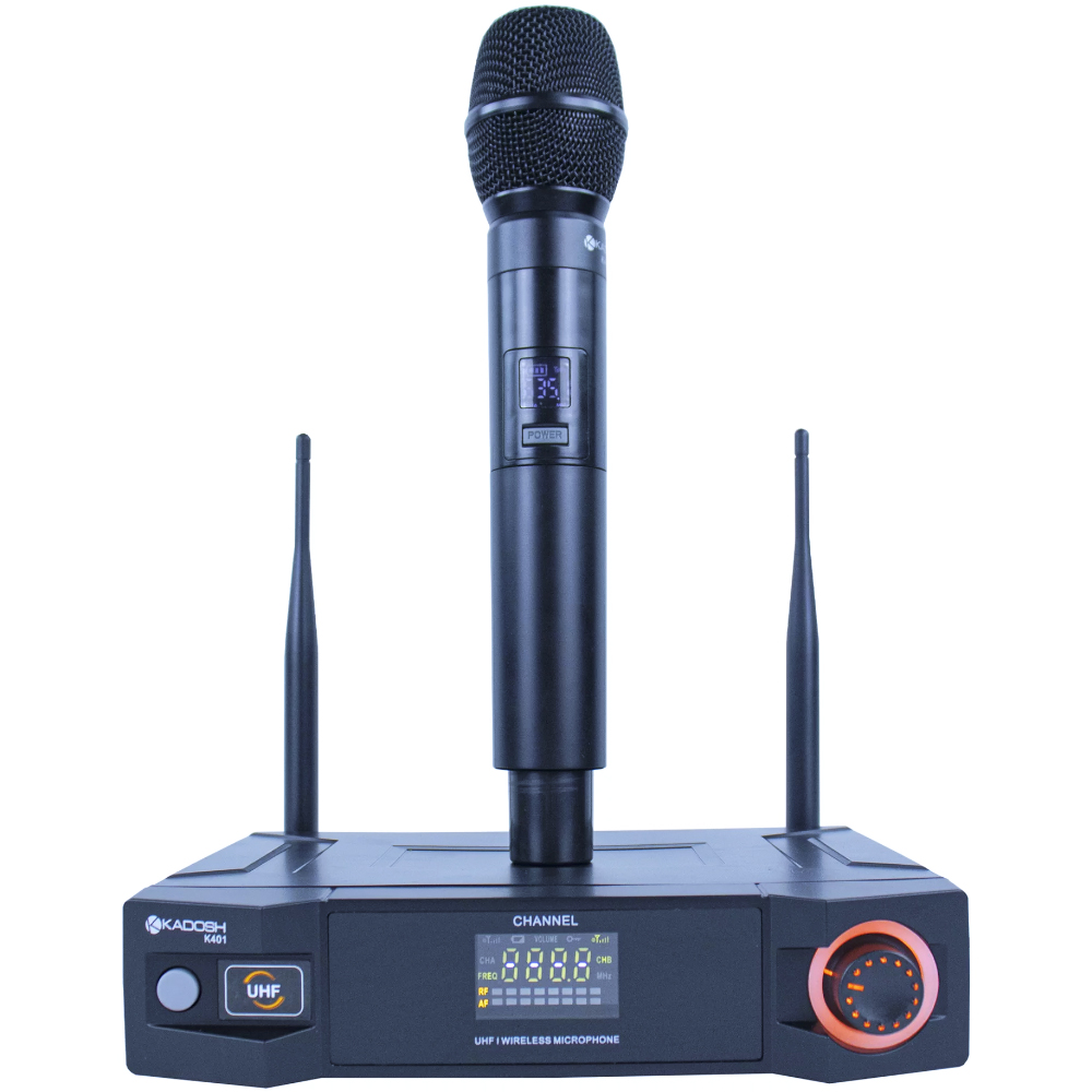 ユーザー1 Microfone Sem Fio UHF Kadosh K401M Dinâmico de Mão - Guitar Shop