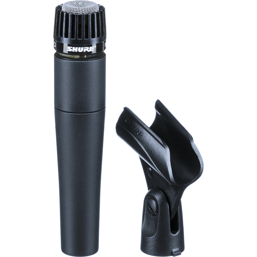 Microfone Shure SM57-LC Dinâmico Cardioide para instrumentos