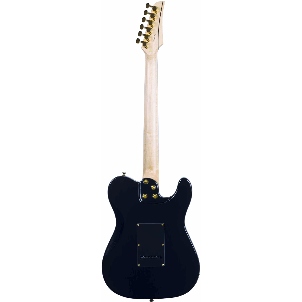 Guitarra Seizi Katana Kabuto Black Gold Canhota c/ Bag - Guitar