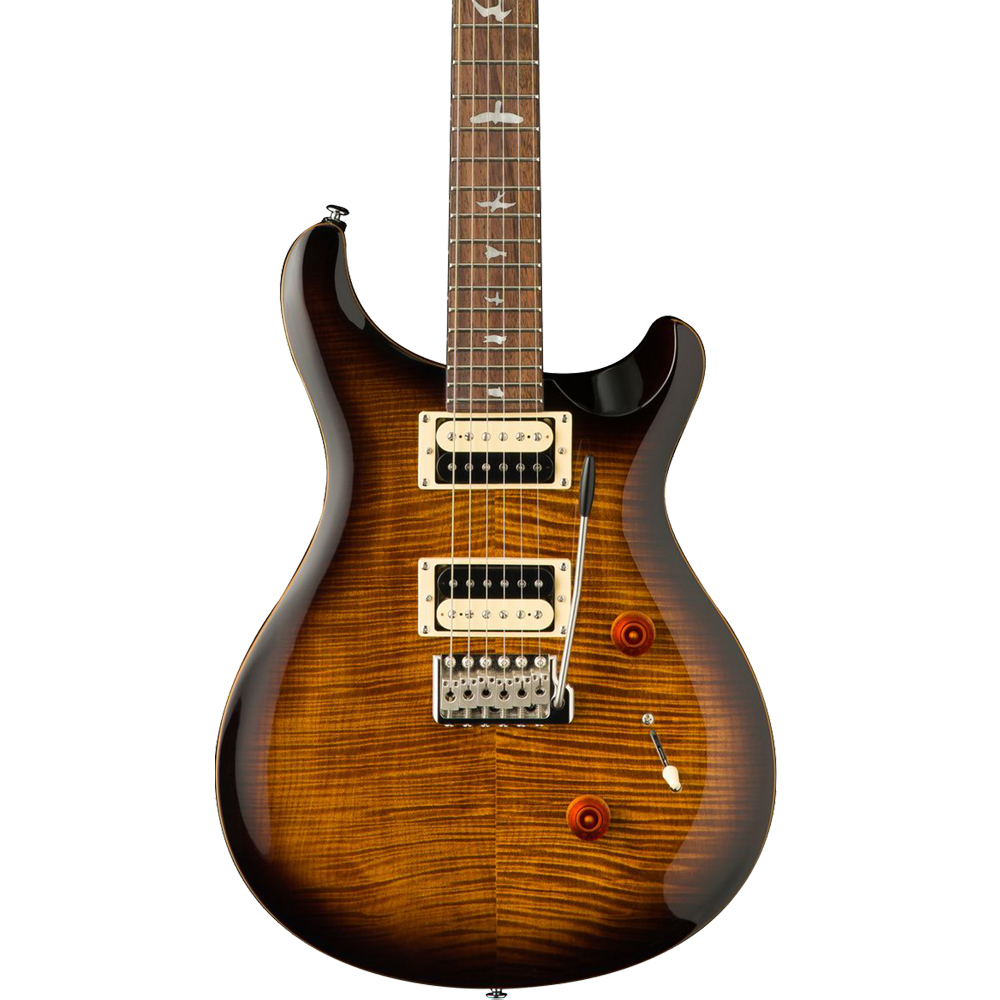 Guitarra PRS SE Custom 24 Black Gold Burst com Bag - Guitar Shop