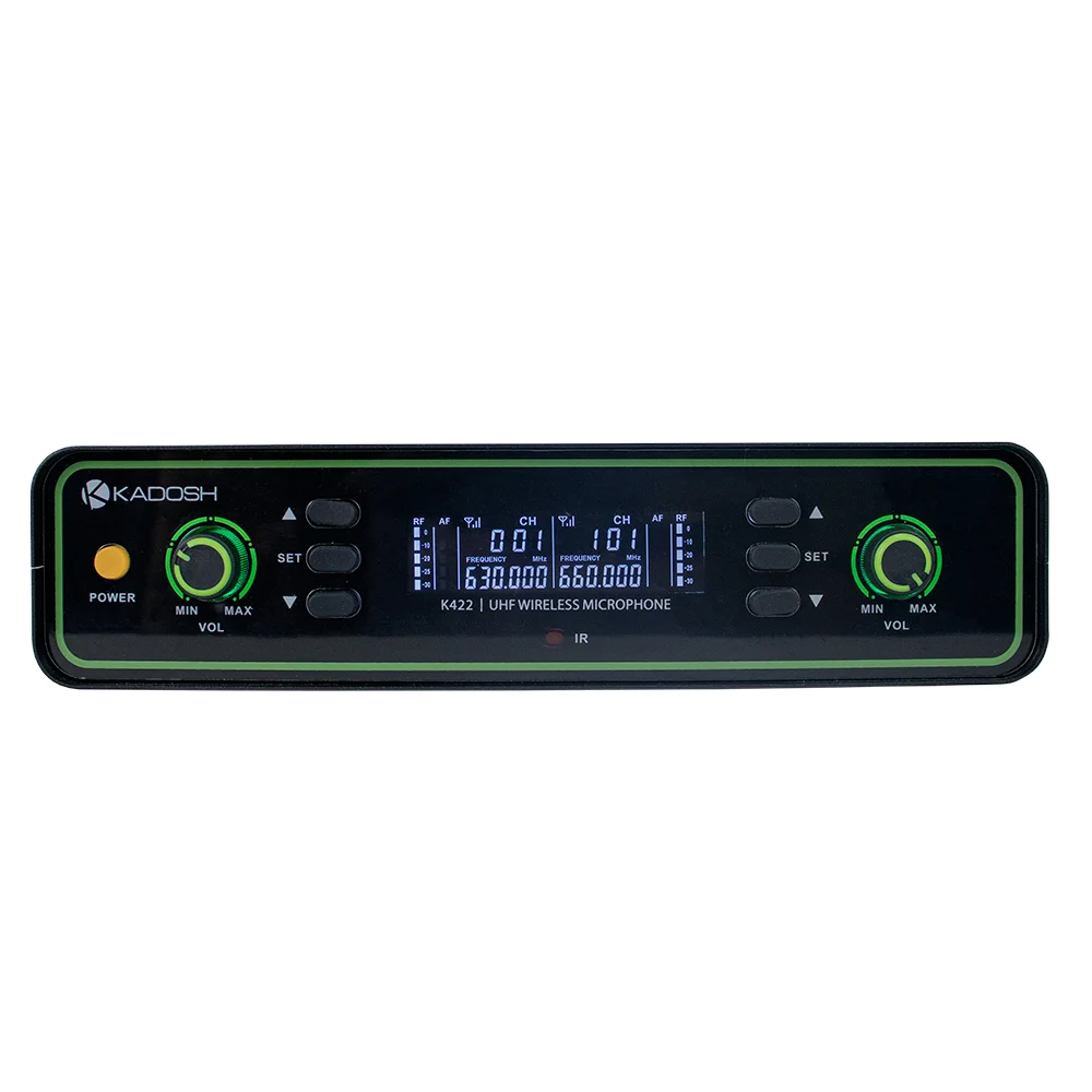 Microfone Sem Fio UHF Kadosh K422M Dinâmico de Mão Duplo - Guitar