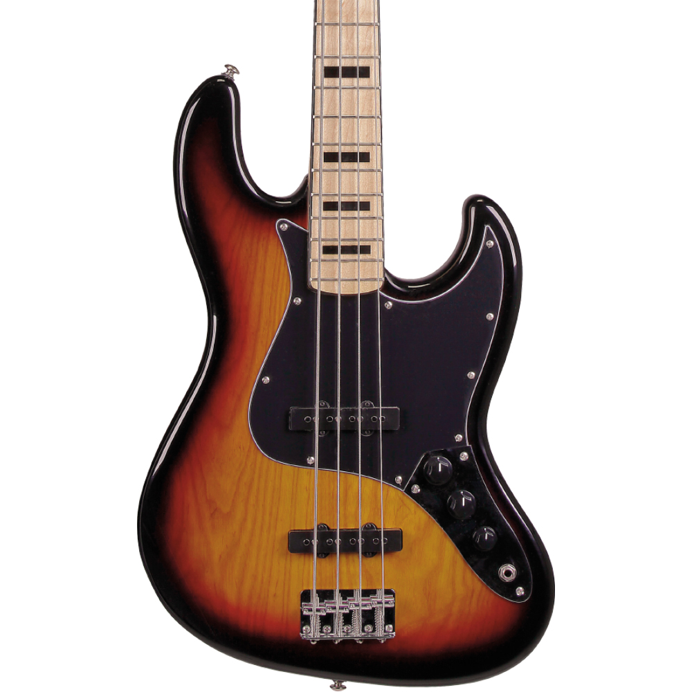 ベース　TJB-4 Baixo 4 Cordas Tagima TJB-4 Sunburst Escala Clara Escudo Preto