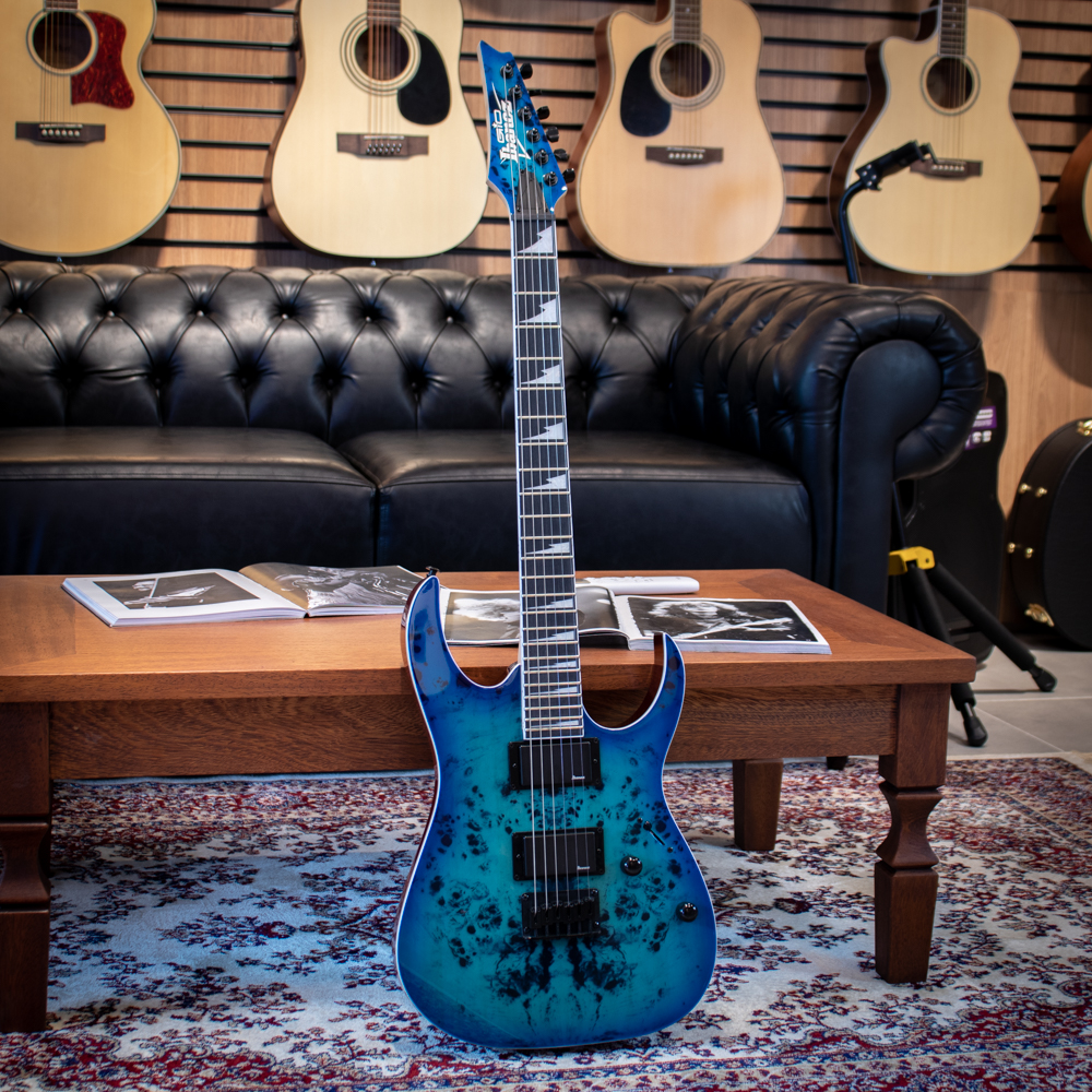 Guitarra Ibanez Gio GRG221PA-AQB Aqua Burst - Guitar Shop CE
