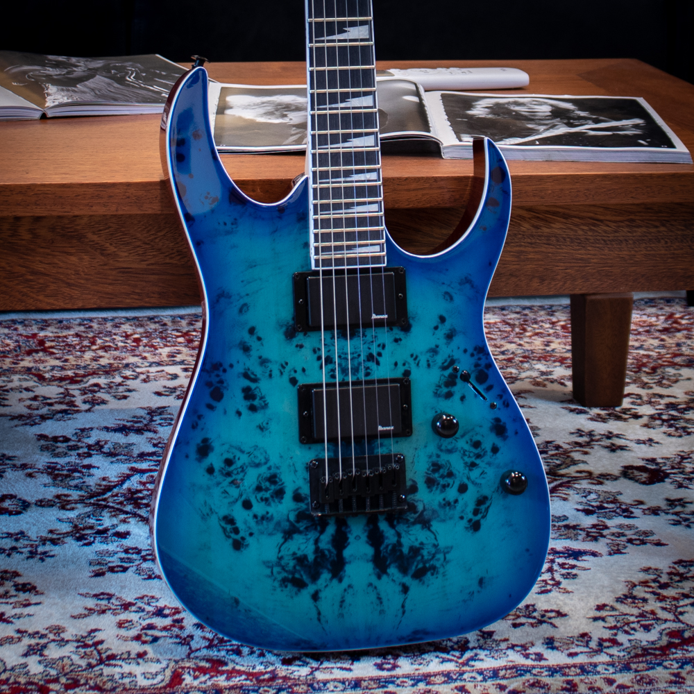 Guitarra Ibanez Gio GRG221PA-AQB Aqua Burst - Guitar Shop CE
