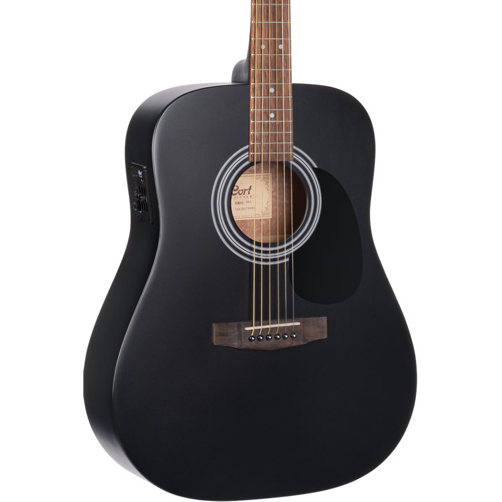 Violão Cort AD810E BKS Spruce Black Satin Folk - Guitar Shop CE