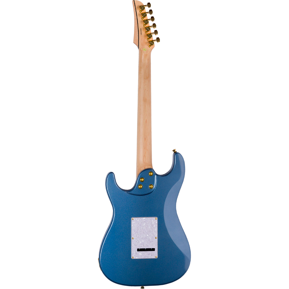 Guitarra Seizi Katana Musashi Pelham Blue Gold Maple c/ Bag