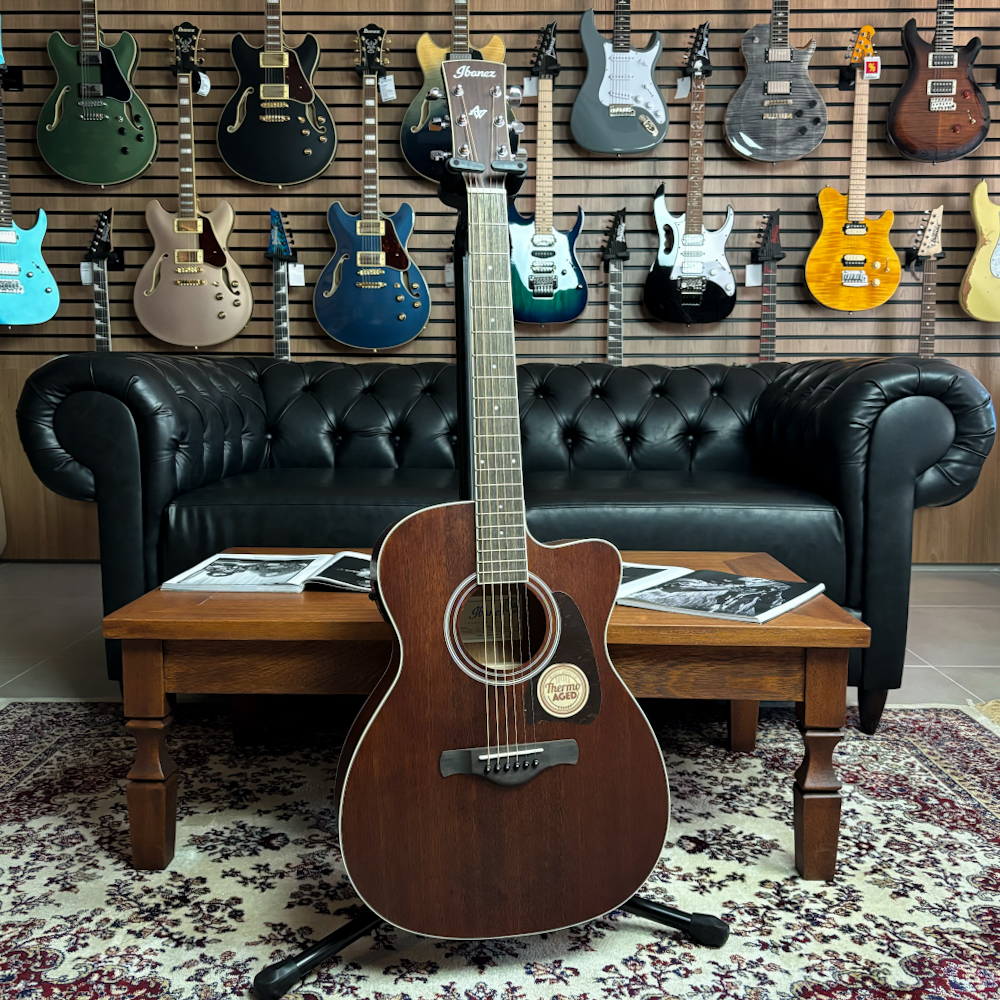 Violão Ibanez AC340CE OPN Solid Okume Grand Concert Cutaway